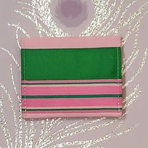 🔹NWOT🔹 Handmade Preppy Grosgrain Ribbon Wallet